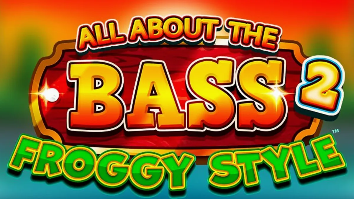 Tampilan visual slot All About the Bass 2: Froggy Style dengan tema rawa dan katak